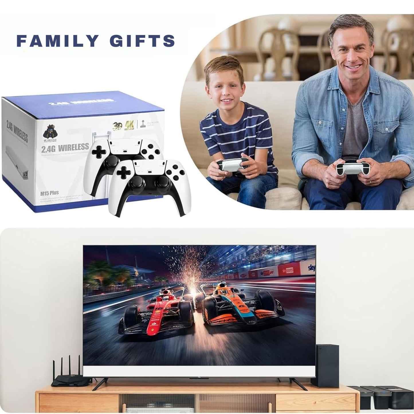 Retro Game Console M15 4K